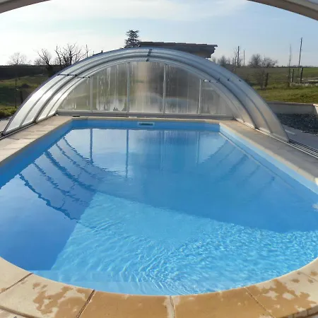בית נופש Maison Charmante A Puycelsi Avec Piscine Privee Et Jardin